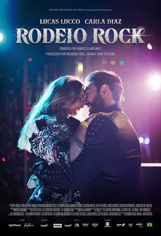 Cartaz do filme Rodeio Rock, com Carla Diaz e Lucas Lucco